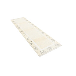 Vidal Tapis de couloir en laine 297x81 beige Darya