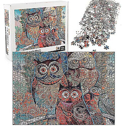 Avis Universal 1000pcs Owl Painting Yigsaw Learning Enseignement éducatif Assemblage de jouets en puzz