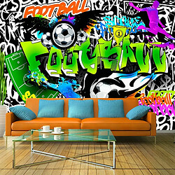 Paris Prix Papier Peint Football Graffiti 105 x 150 cm