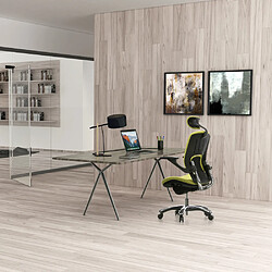 Siège de bureau / Siège pivotant VAPOR LUX, tissu vert hjh OFFICE