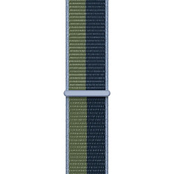 Sport Loop bracelet pour Apple Watch Series 1 á 9 / SE (38/40/41 mm) | Series 10 (42 mm) - Abyss Blue/Moss Green