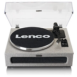 Lenco Platine vinyle avec 4 haut-parleurs incorporés LS-440GY Gris