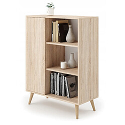 Avis Mpc Meuble étagère 90 x 40 x 116 cm sonoma