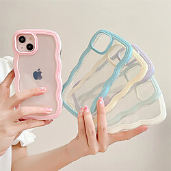 GUPBOO Étui pour iPhone11ProMax Coque souple transparente pour téléphone avec bordure en bonbon simple