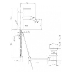 Kiamami Valentina MITIGEURS DE BAIN MODERNE LAVABO, BIDET, GROUPE EXTERNE DE DOUCHE | SALICE pas cher