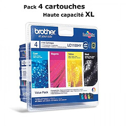 Cartouche d'Encre - Imprimante Brother LC1100HY s d'encre Multipack Coul