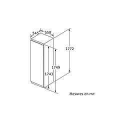 Congélateur intégrable à pantographes 212 - GIN81VEE0 - BOSCH pas cher