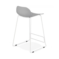 Acheter Kokoon Design Tabouret de bar design SLADE MINI GREY 49x53x85 cm