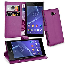 Cadorabo Coque Sony Xperia M2 / M2 AQUA Etui en Violet