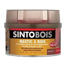 Mastic à bois - Blanc - 170 ml - SINTOBOIS