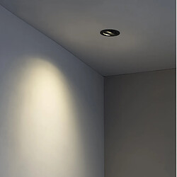 Faro Barcelona Downlight encastré noir inclinable GU10