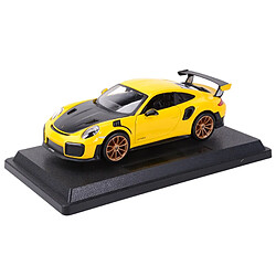 Universal 1: 24 Porsche 911 GT2 RS Coupé statique Modèle collectible Voiture jouet | Voiture jouet moulée sous pression (jaune) pas cher