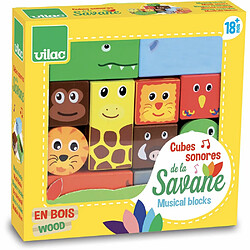 Acheter Vilac Cubes sonores Animaux de la savane