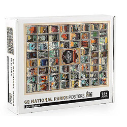 Universal 62 Puzzle du logo du parc national, 1000 PCS Décompression scolaire pas cher