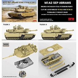 Acheter Rye Field Model Maquette Char U.s. Main Battle Tank M1a2 Sep Abrams Tusk I/tusk Ii 2 In 1