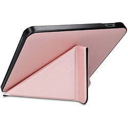 Power Direct Housse Etui pour Kobo Libra H2O Coque Support Pliant Kobo Libra H2O - Or Rose