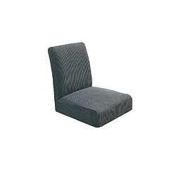 Spandex Stretch Couverture De Chaise De Tabouret De Bar Couverture Gris Foncé