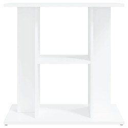 Avis vidaXL Support pour aquarium blanc 60x30x60 cm bois d'ingénierie