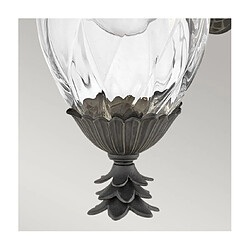 Acheter Elstead Lighting Applique murale extérieur Plantation Verre optique transparent,aluminium Musée Noir