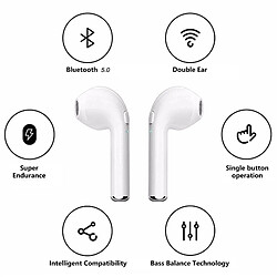 GUPBOO Vente chaude Pas Cher I7s TWS Bluetooth Écouteurs Stéréo Casque Sans Fil Bluetooth Écouteurs In-Ear Casques pour Tous Les Téléphones Intelligents en Stock pas cher