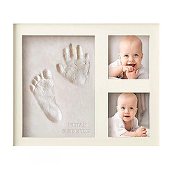 Universal Baby Handprints & Footprints Maker Kit Souvenirs pour les nouveaux-nés garçons et filles (blanc)