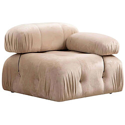 Acheter Hanah Home Canapé d'angle en tissu Bubble beige.