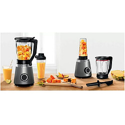 Blender 1.5l 1200w noir/inox brossé - mmb6174s - BOSCH pas cher