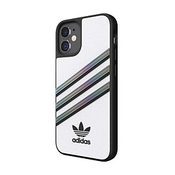 Adidas Coque de Protection pour iPhone 12 Mini Originals 3 Stripes Blanc