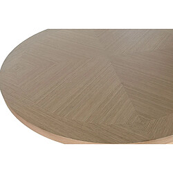 Avis Pegane Table à manger, table de repas ronde en bois coloris naturel - diamètre 137 x Hauteur 75 cm