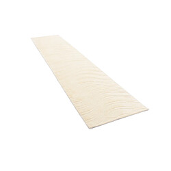 Vidal Tapis de couloir en laine 396x84 beige Darya