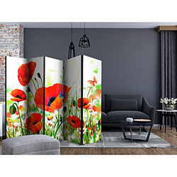 Artgeist Paravent - Country poppies II [Room Dividers] [225x172]