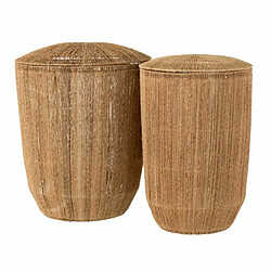 Paris Prix Lot de 2 Paniers en Jute Dantya 58cm Naturel