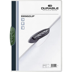 DURABLE Chemise à clip SWINGCLIP, format A4, clip vert ()