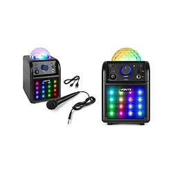 Acheter Fenton SONO ENCEINTE PORTABLE 8" PARTY KARAOKE SUR BATTERIE /SD/USB/BT/MP3 + MICRO EFFETS LEDS RGB + Télécommande pour la fête en KARAOKE