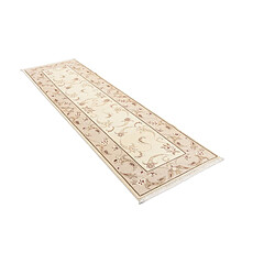 Vidal Tapis de couloir en laine 297x84 beige Darya