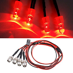 Acheter Feux arrières pour 1/4 1/8 1/10 1/12 1/16 RC Car Truck 4 Kit d'éclairage LED