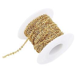 10 verges bricolage lien lien fabrication de bijoux chaîne collier accessoire accessoire 1mm