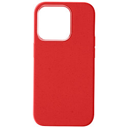 Avizar Coque pour iPhone 15 Pro Silicone Anti-traces Recyclable Classic Case Bio Rouge