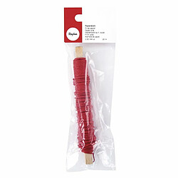 Rayher Bobine de fil de papier 20 m - Rouge