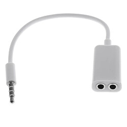 Acheter 2 Pcs Séparateur Adaptateur Connecteur 3.5 Mm 2 à 3.5 Mm Audio Vidéo