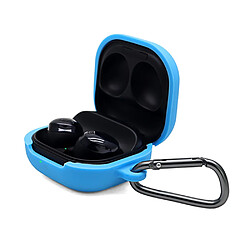 Coque en silicone lavable avec boucle anti-perte bleu pour votre Samsung Galaxy Buds Pro