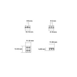 Avis Ledkia Connecteur câblé pour Ruban LED 12/24V DC avec Vis 8 mm