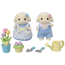 5736 Sylvanian Families Le frere et la soeur Lapin Belier