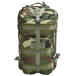 vidaXL Sac à dos en style d'armée 50 L Camouflage