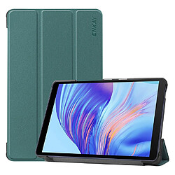 Enkay Etui en PU avec support tri-pliure vert pour votre Huawei MatePad T8/Honor Tablet X7