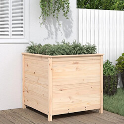 Maison Chic Jardinière,Bac à fleurs - pot de fleur 82,5x82,5x78 cm bois de pin massif -GKD38297