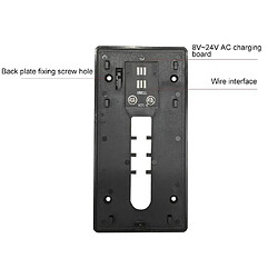 Wewoo Interphone vidéo Caméra de sécurité Home HD 720P Intercom de sonnette Smart WiFi, carte de soutien TF & vision nocturne & application de détection PIR pour IOS & Android gris pas cher