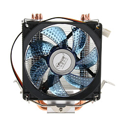 CPU Refroidisseur en Aluminium Ventilateur Radiateur 3 Tuyaux pour Intel