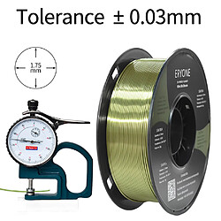 None Filament PLA ERYONE Ultra Silk pour imprimante 3D 1 kg (2,2 lbs) / Bobine - Bronze pas cher