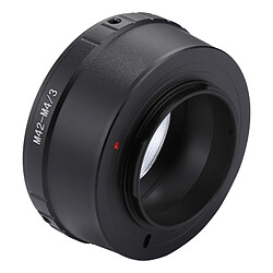 Wewoo Bague d'adaptation appareil photo pour Olympus E-P1, Panasonic G1, objectif caméras GH1-M4 / 3 M42 Mount Lens à M4 / 3 Adaptateur d&39objectif